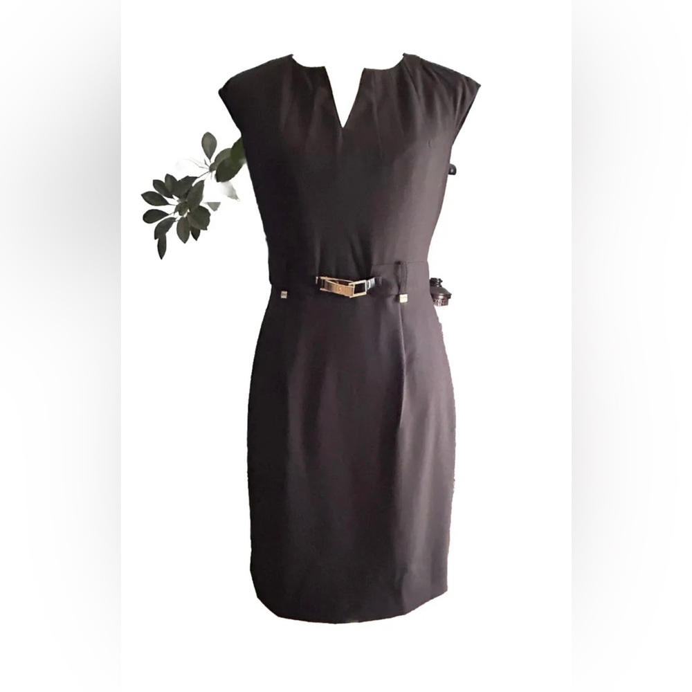 Calvin Klein a little black dress. size 4 .Cute!